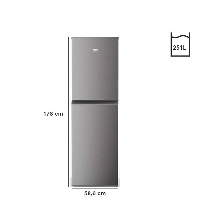 Nasco Réfrigérateur Combiné – 251L