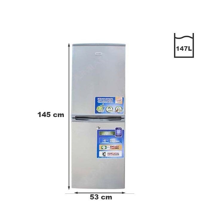 Nasco Réfrigérateur Combiné – 147 Litres